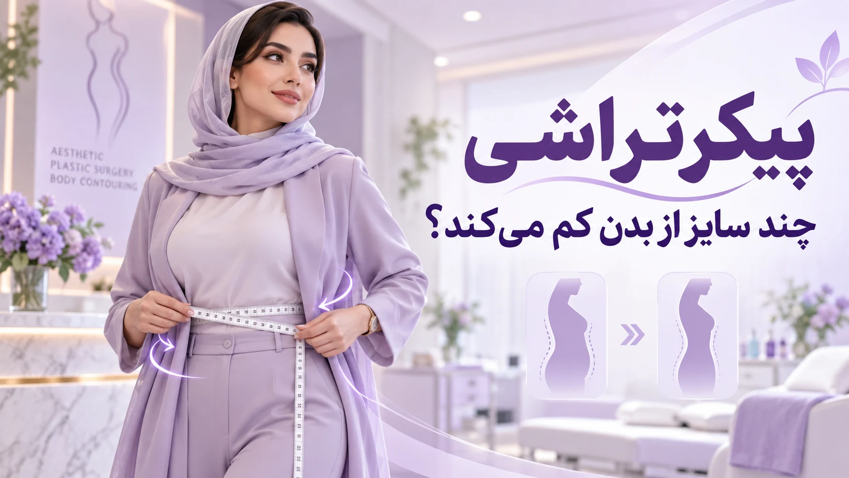 پیکرتراشی چند سایز از بدن کم می‌کند