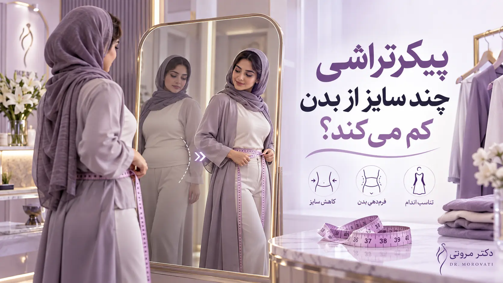 کاهش سایز شکم و پهلو با پیکرتراشی