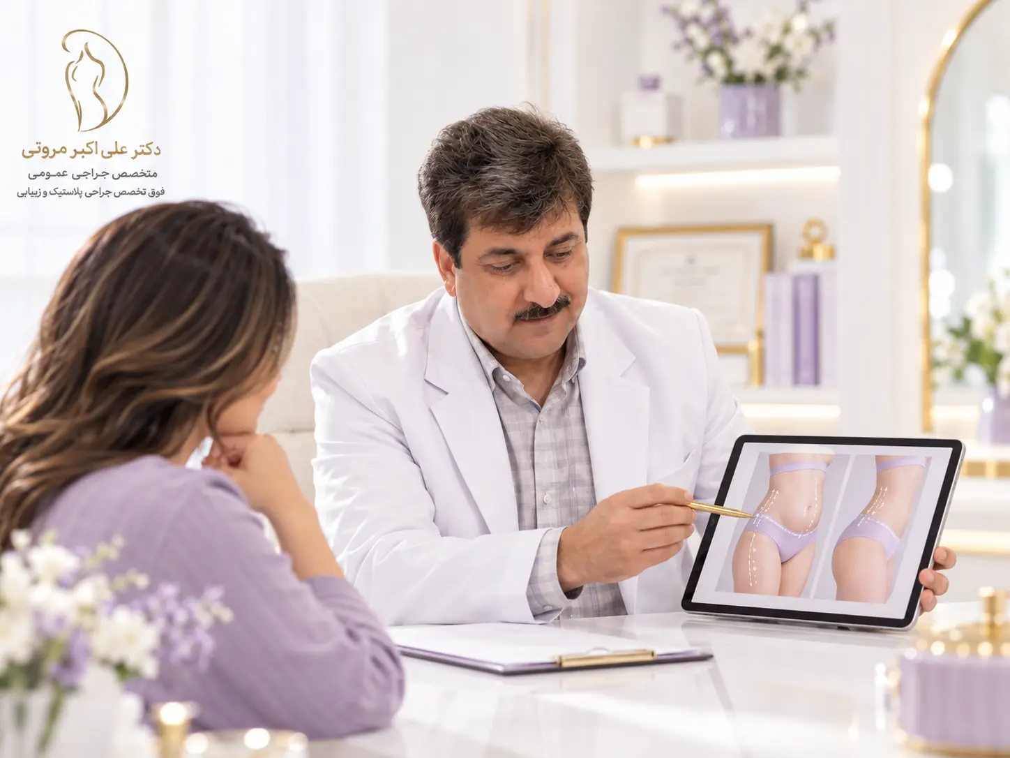مشاوره تخصصی پیکرتراشی و بررسی تناسب اندام با دکتر علی اکبر مروتی